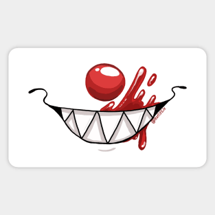 Bloody Clown (Carnie) Mouth Sticker